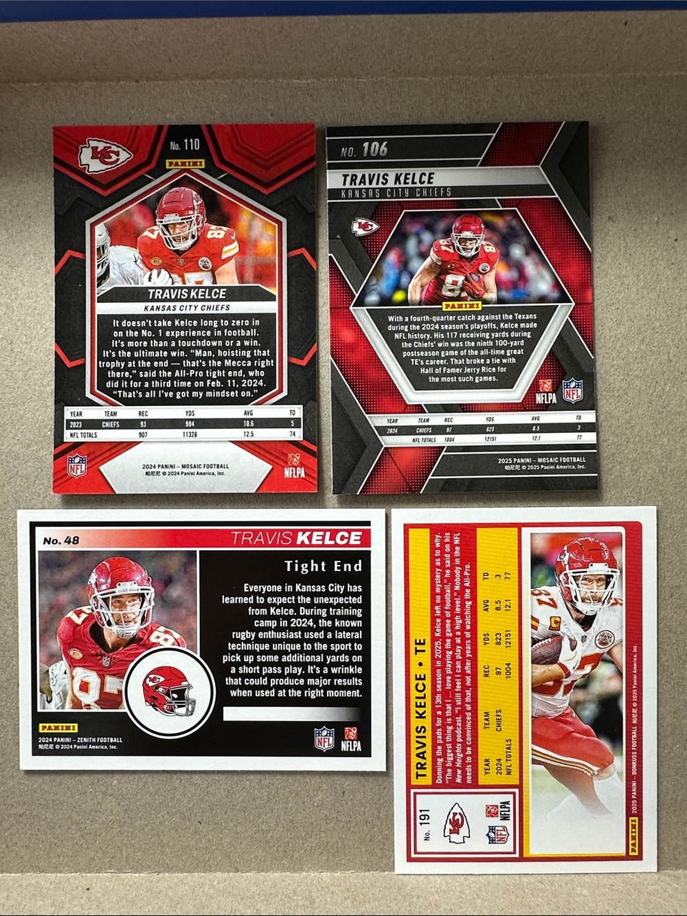Patrick Mahomes/Travis Kelce Chiefs lot of 20 w/Chris Jones & Pacheco - Picture 9 of 11